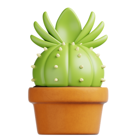 Cactus Pot  3D Icon