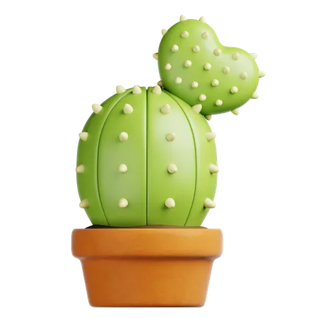 Cactus Pot  3D Icon