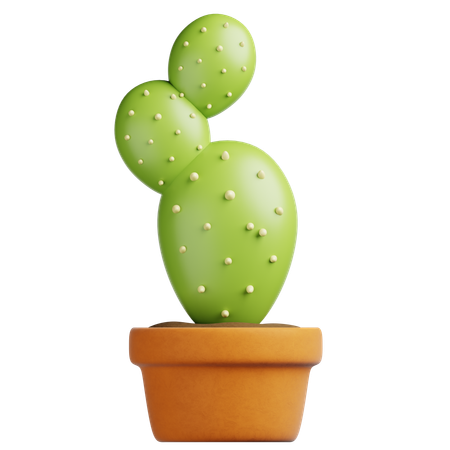 Cactus Pot  3D Icon