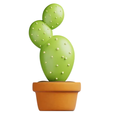 Cactus Pot  3D Icon