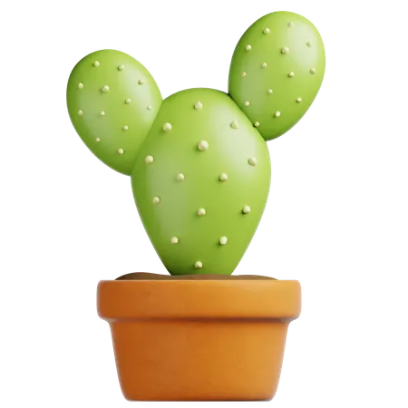 Cactus Pot  3D Icon