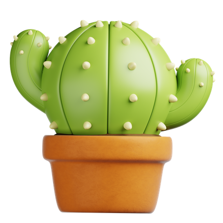 Cactus Pot  3D Icon