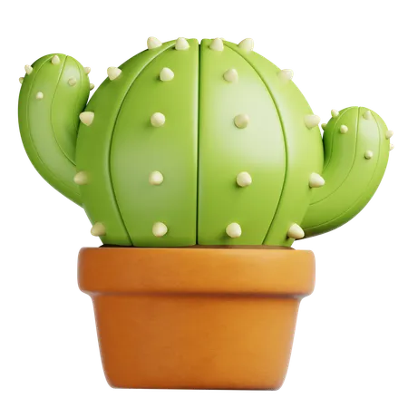 Cactus Pot  3D Icon
