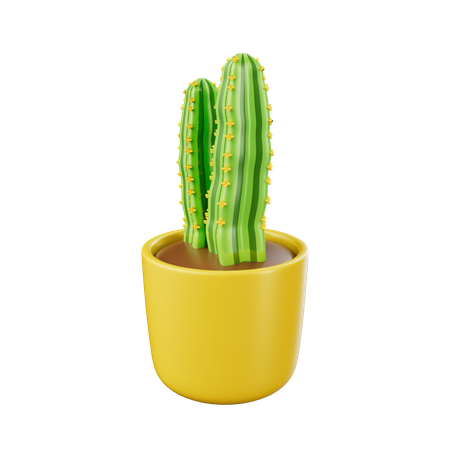 Cactus Pot  3D Icon