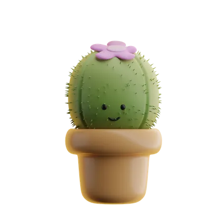 Cactus Pot  3D Icon