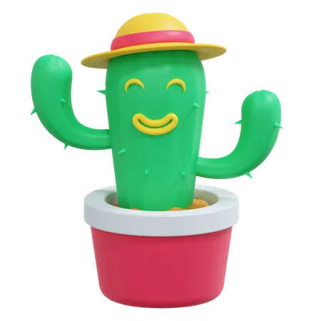 Cactus Tree  3D Icon