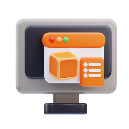 Cad Design  3D Icon