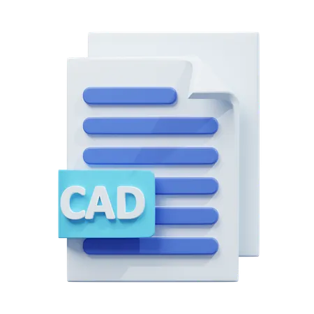 Cad file  3D Icon