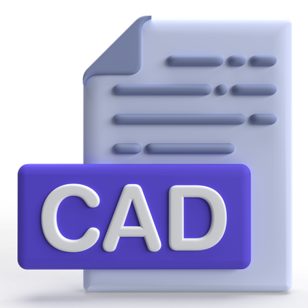 CAD File  3D Icon