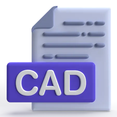 CAD File  3D Icon