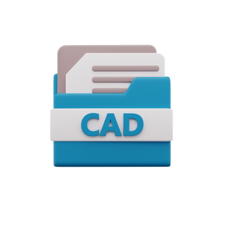 Cad File  3D Icon