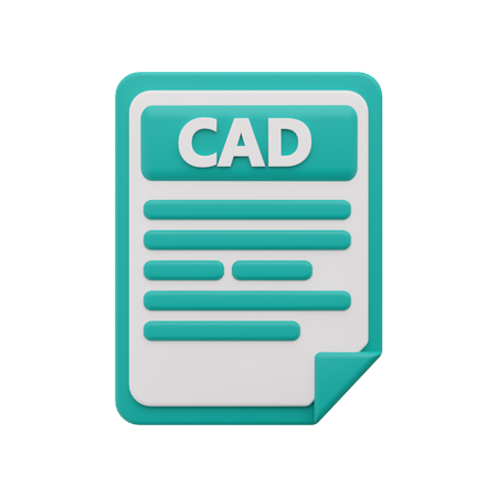 Cad file  3D Icon