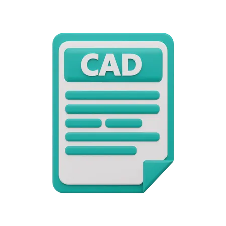 Cad file  3D Icon