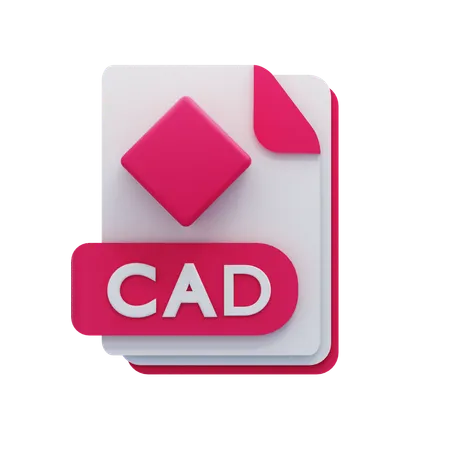 Cad File  3D Icon