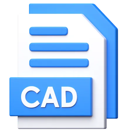 Cad File  3D Icon