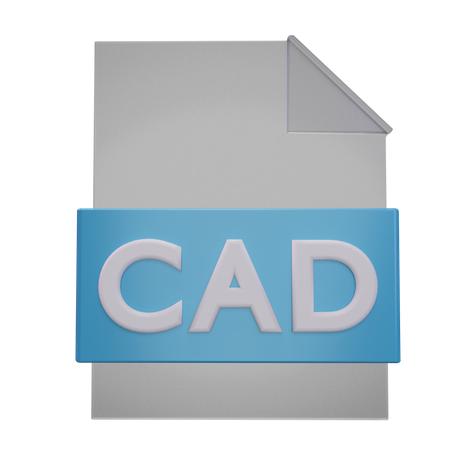 Cad File 3D Icon