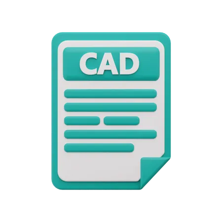 Cad file 3D Icon