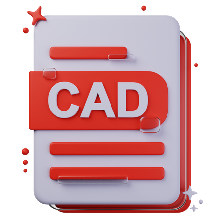 CAD File  3D Icon