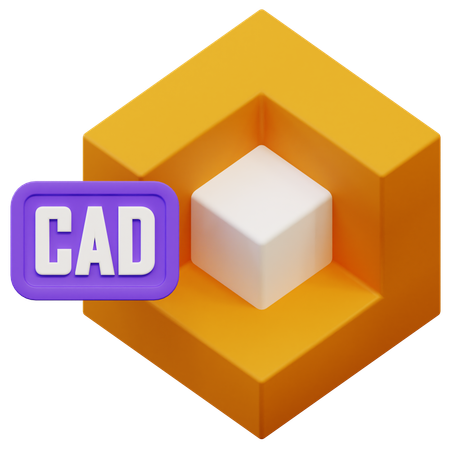 CAD Software  3D Icon