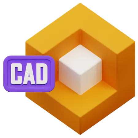 Software cad  3D Icon