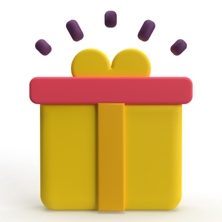 Cadeau  3D Icon