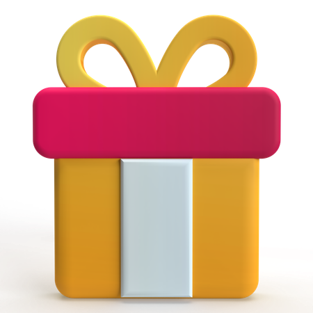 Cadeau  3D Icon