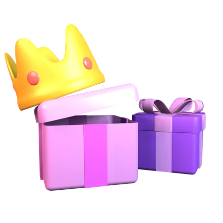 Cadeau  3D Icon