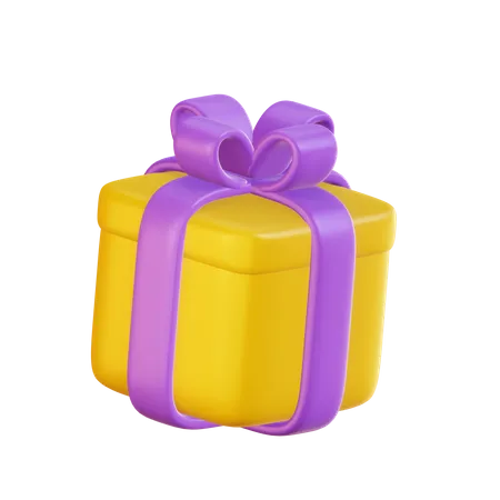 Cadeau  3D Icon