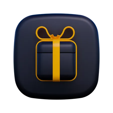 Cadeau  3D Icon