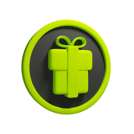 Cadeau  3D Icon