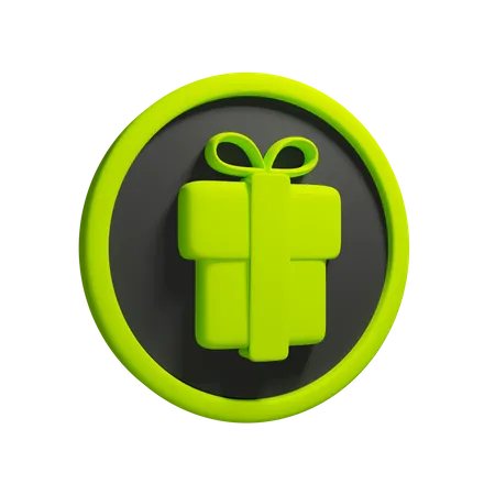 Cadeau  3D Icon