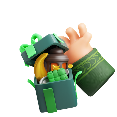 Cadeau  3D Icon