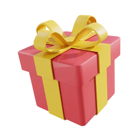 Cadeau  3D Icon