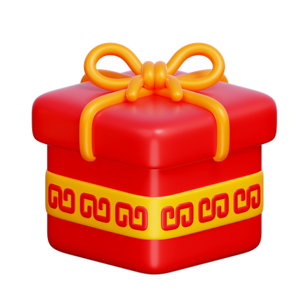 Cadeau chinois  3D Icon