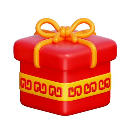 Cadeau chinois  3D Icon