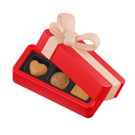 Cadeau de chocolat  3D Icon