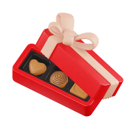 Cadeau de chocolat  3D Icon