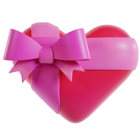 Cadeau coeur pour la Saint-Valentin  3D Icon