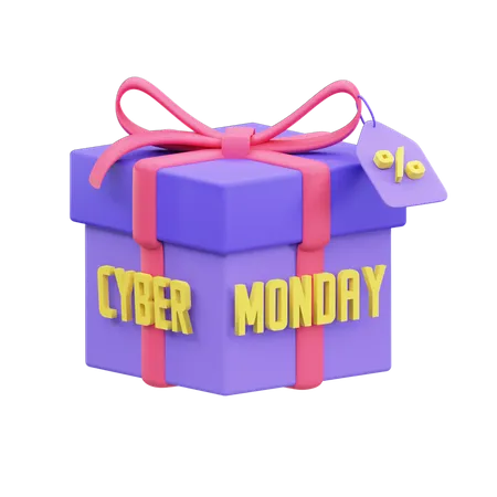 Cadeau du cyber lundi  3D Icon
