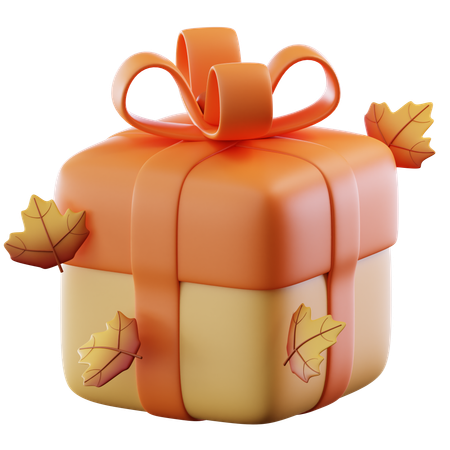 Cadeau de Thanksgiving  3D Icon