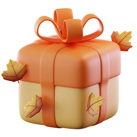 Cadeau de Thanksgiving  3D Icon