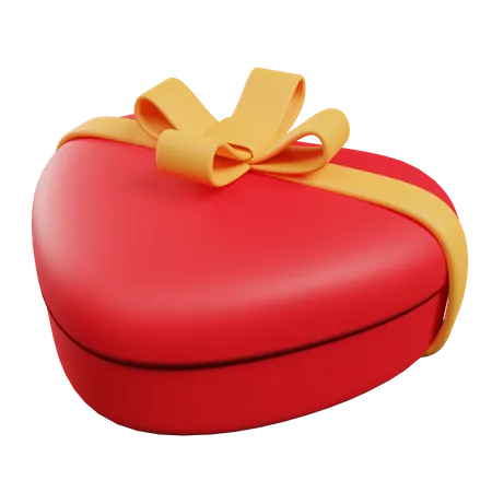 Cadeau d'amour  3D Illustration