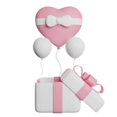 Cadeau d'amour  3D Icon