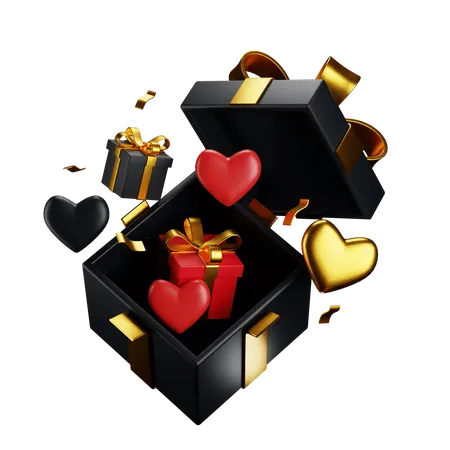 Cadeau d'amour  3D Icon