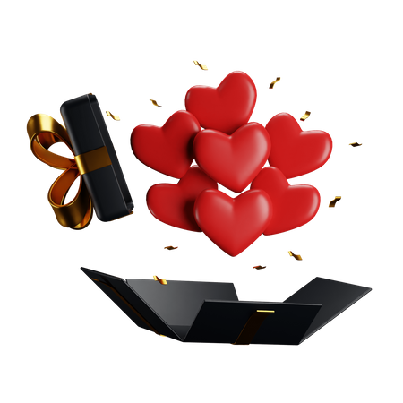 Cadeau d'amour  3D Icon