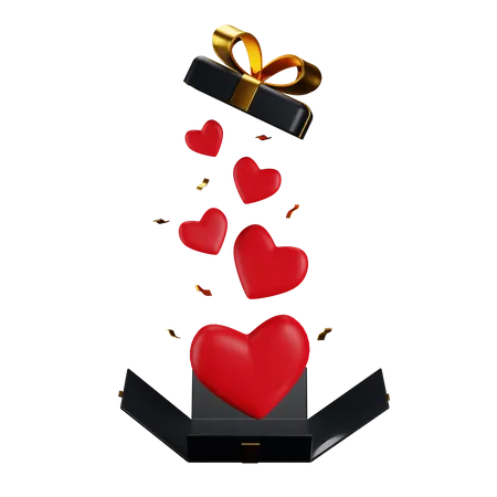 Cadeau d'amour  3D Icon