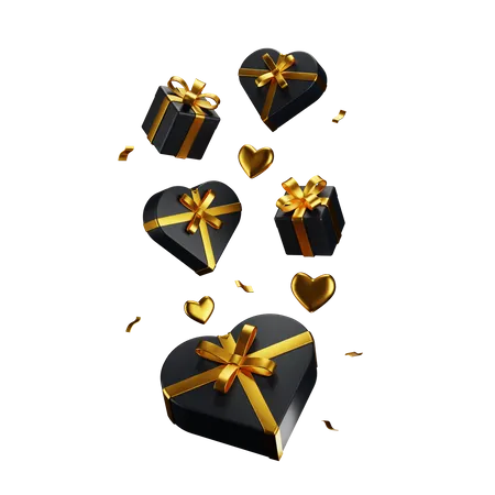 Cadeau d'amour  3D Icon