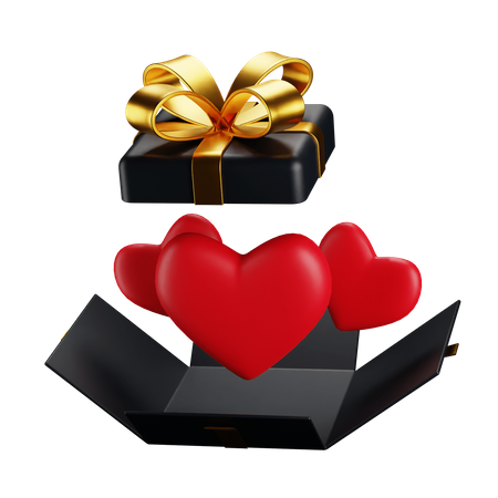 Cadeau d'amour  3D Icon