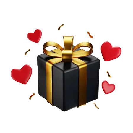 Cadeau d'amour  3D Icon