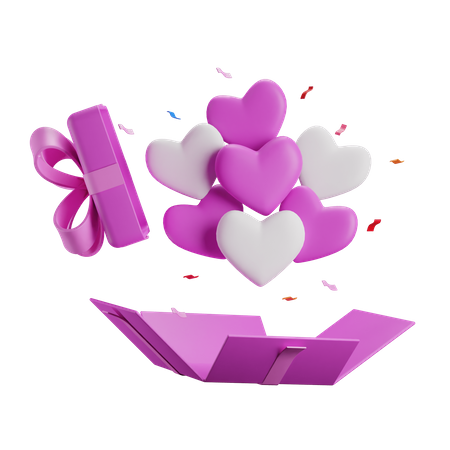 Cadeau d'amour  3D Icon